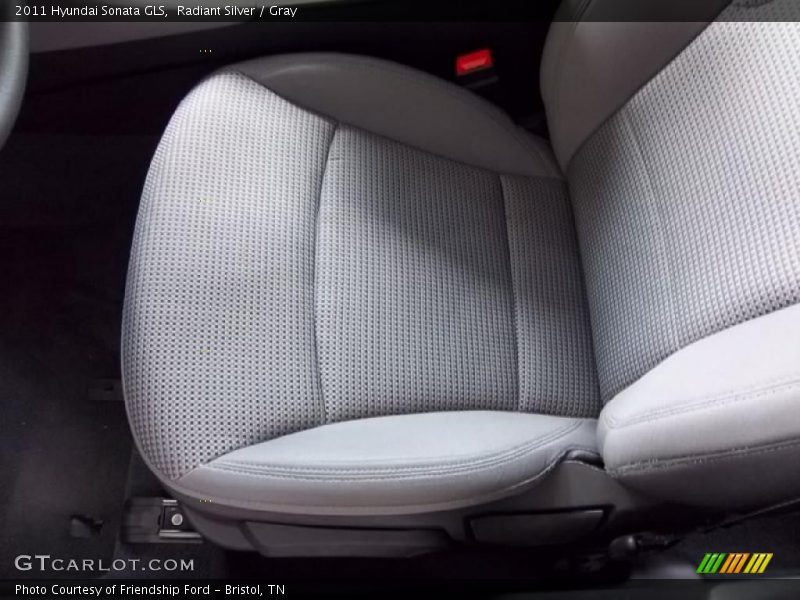 Radiant Silver / Gray 2011 Hyundai Sonata GLS