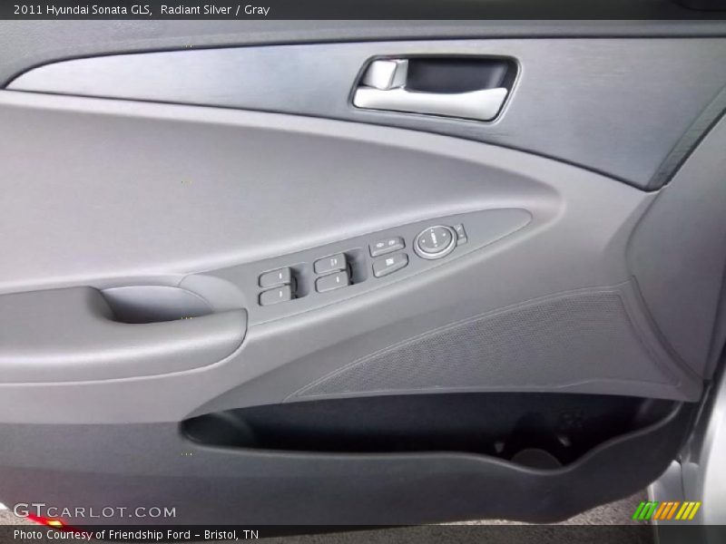 Radiant Silver / Gray 2011 Hyundai Sonata GLS