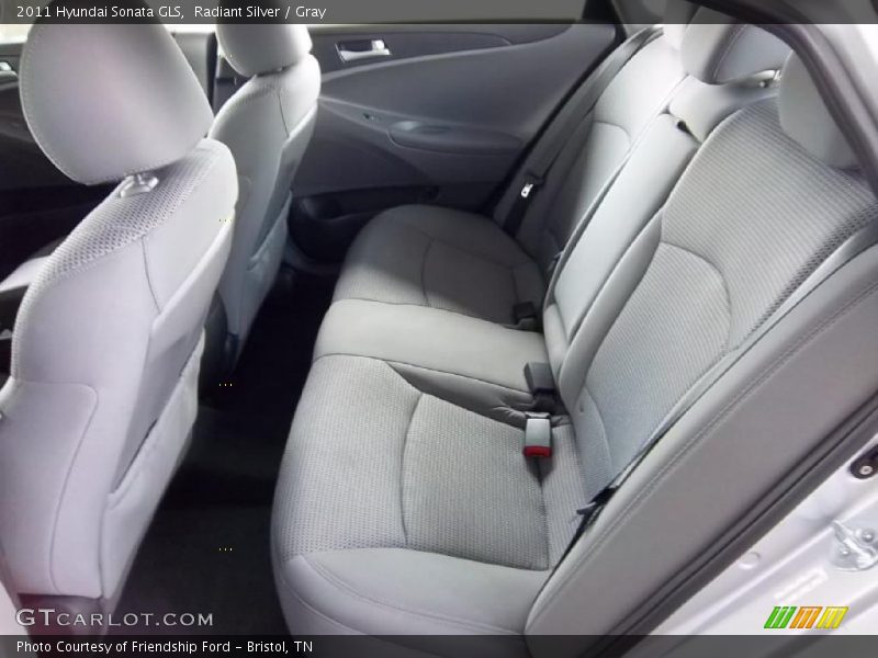 Radiant Silver / Gray 2011 Hyundai Sonata GLS
