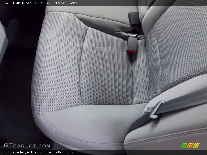 Radiant Silver / Gray 2011 Hyundai Sonata GLS