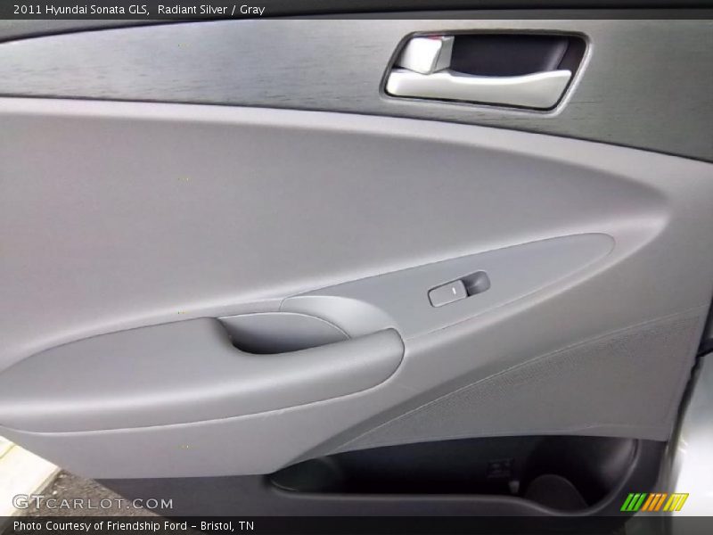 Radiant Silver / Gray 2011 Hyundai Sonata GLS