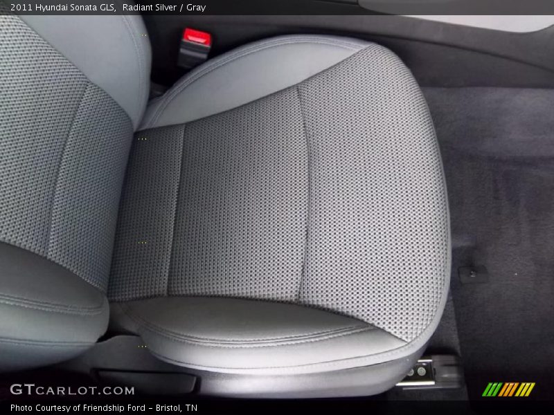 Radiant Silver / Gray 2011 Hyundai Sonata GLS