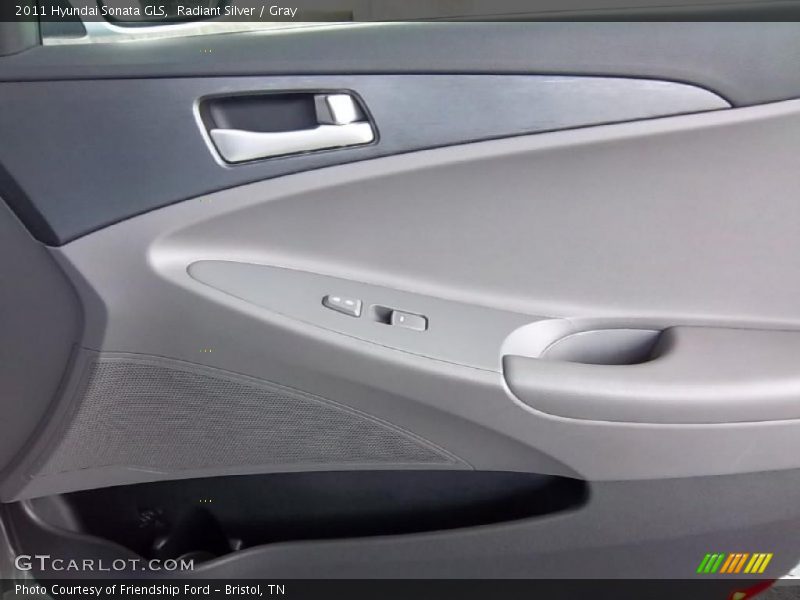 Radiant Silver / Gray 2011 Hyundai Sonata GLS