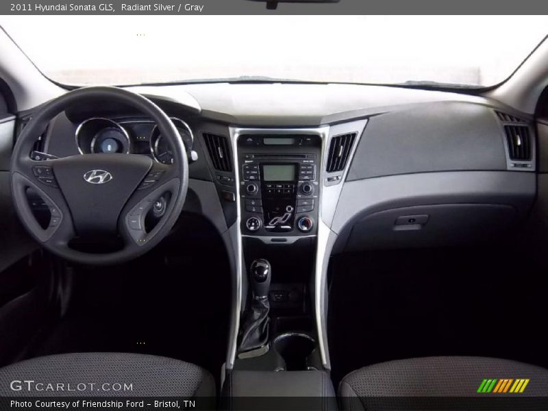 Radiant Silver / Gray 2011 Hyundai Sonata GLS