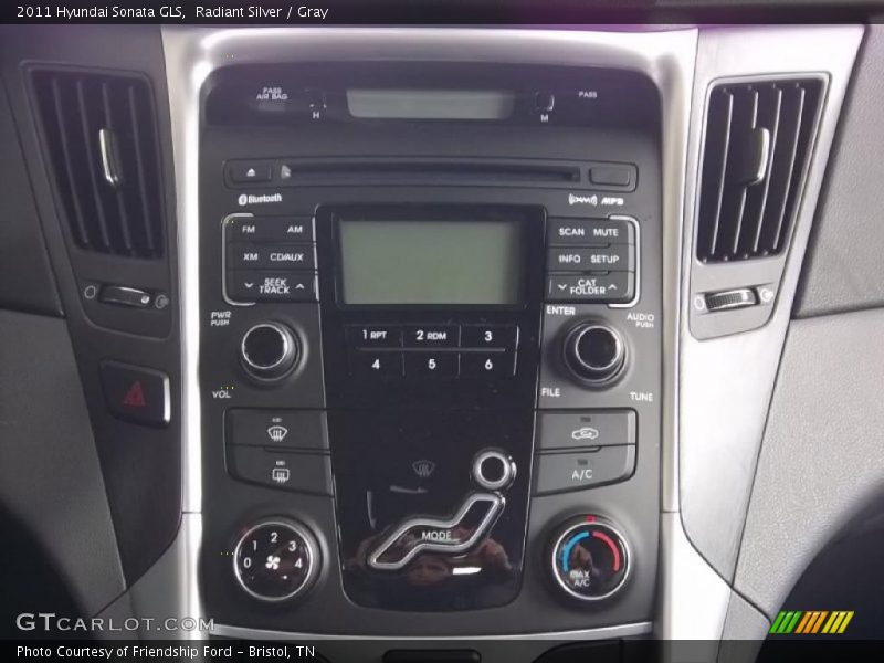 Radiant Silver / Gray 2011 Hyundai Sonata GLS