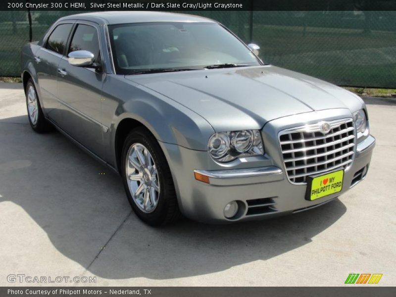 Silver Steel Metallic / Dark Slate Gray/Light Graystone 2006 Chrysler 300 C HEMI