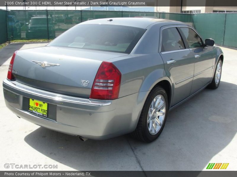 Silver Steel Metallic / Dark Slate Gray/Light Graystone 2006 Chrysler 300 C HEMI