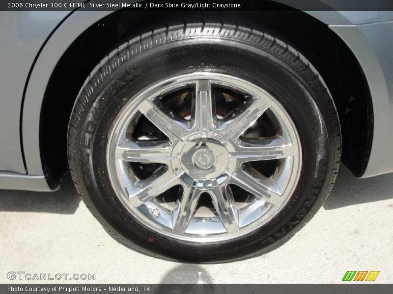 Silver Steel Metallic / Dark Slate Gray/Light Graystone 2006 Chrysler 300 C HEMI