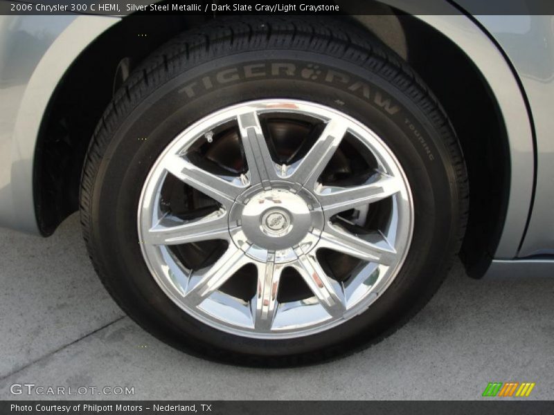 Silver Steel Metallic / Dark Slate Gray/Light Graystone 2006 Chrysler 300 C HEMI