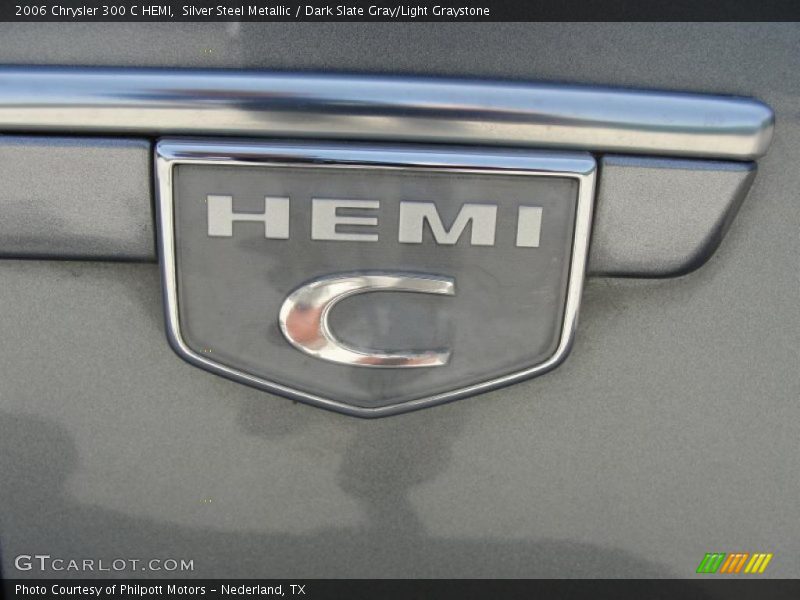 Silver Steel Metallic / Dark Slate Gray/Light Graystone 2006 Chrysler 300 C HEMI