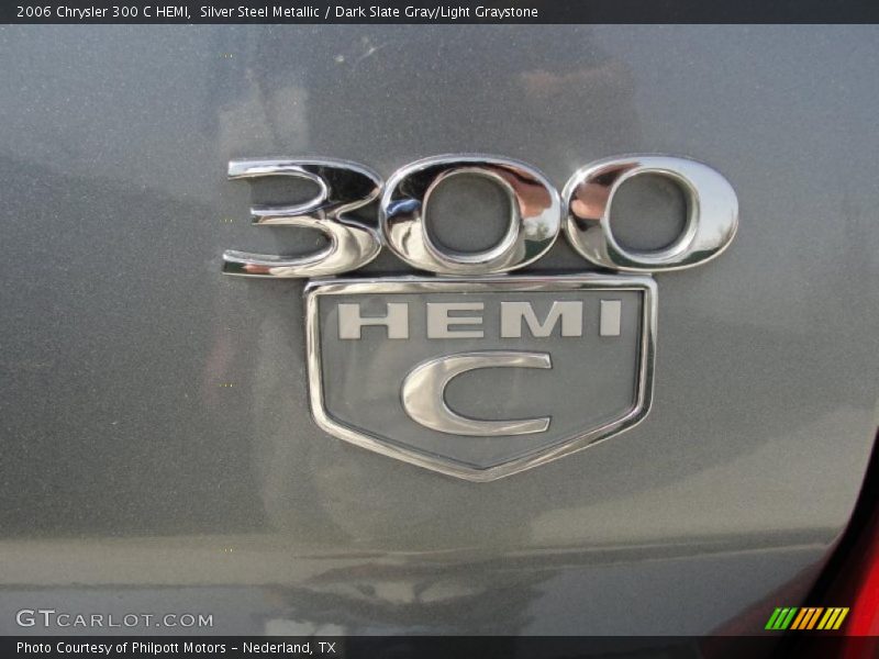 Silver Steel Metallic / Dark Slate Gray/Light Graystone 2006 Chrysler 300 C HEMI