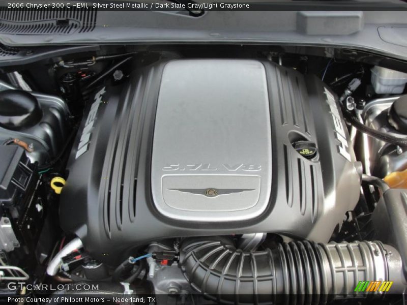 Silver Steel Metallic / Dark Slate Gray/Light Graystone 2006 Chrysler 300 C HEMI