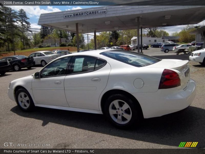 Ivory White / Cashmere/Ebony 2008 Pontiac Grand Prix Sedan