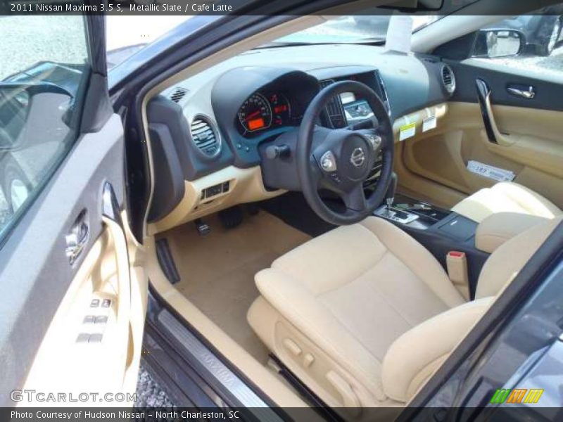 Metallic Slate / Cafe Latte 2011 Nissan Maxima 3.5 S