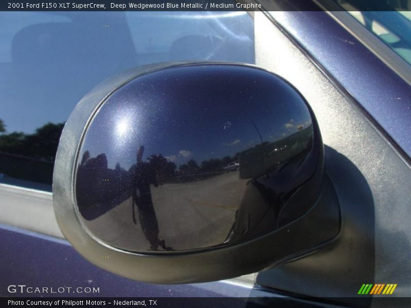 Deep Wedgewood Blue Metallic / Medium Graphite 2001 Ford F150 XLT SuperCrew