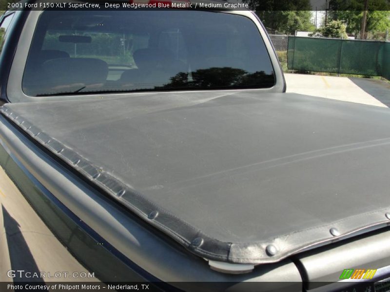 Deep Wedgewood Blue Metallic / Medium Graphite 2001 Ford F150 XLT SuperCrew