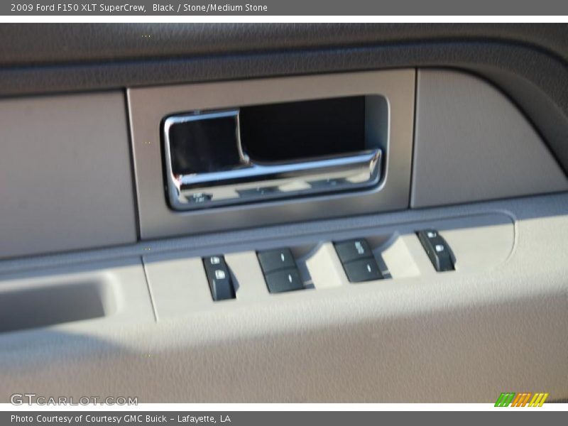 Black / Stone/Medium Stone 2009 Ford F150 XLT SuperCrew