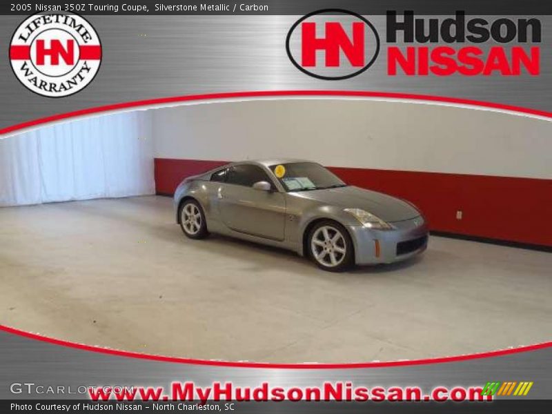 Silverstone Metallic / Carbon 2005 Nissan 350Z Touring Coupe