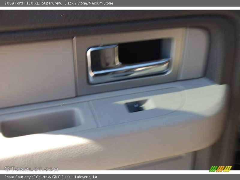 Black / Stone/Medium Stone 2009 Ford F150 XLT SuperCrew
