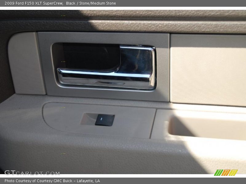 Black / Stone/Medium Stone 2009 Ford F150 XLT SuperCrew