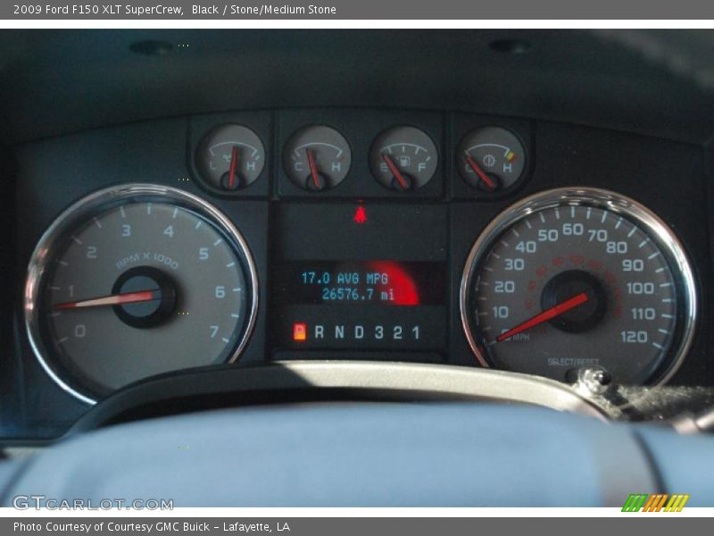 Black / Stone/Medium Stone 2009 Ford F150 XLT SuperCrew