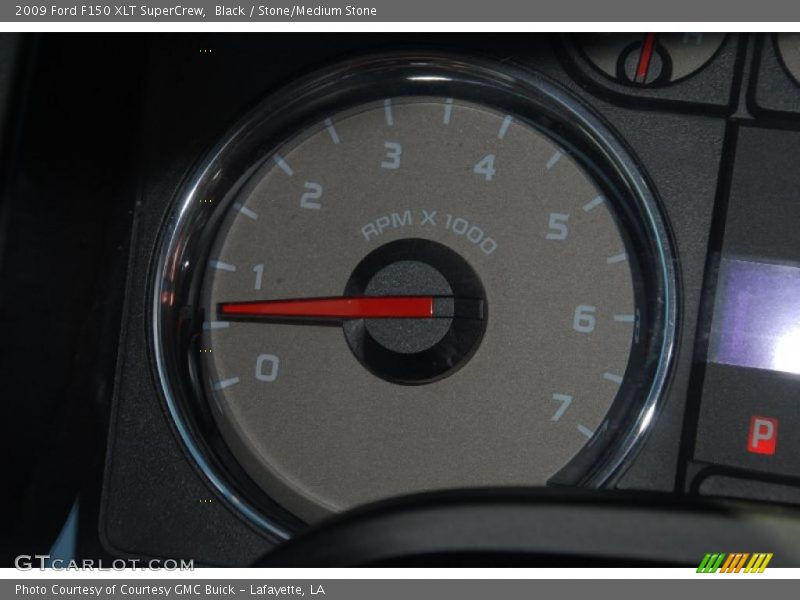 Black / Stone/Medium Stone 2009 Ford F150 XLT SuperCrew