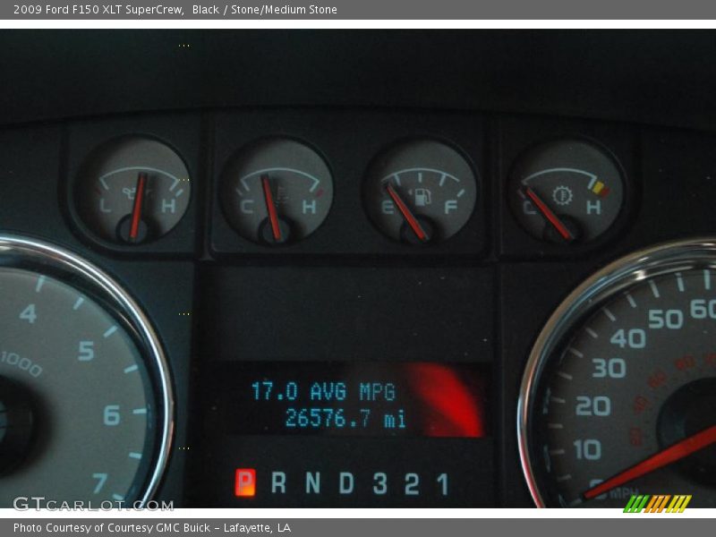 Black / Stone/Medium Stone 2009 Ford F150 XLT SuperCrew