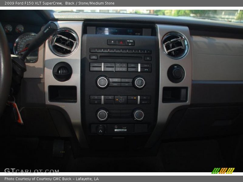 Black / Stone/Medium Stone 2009 Ford F150 XLT SuperCrew