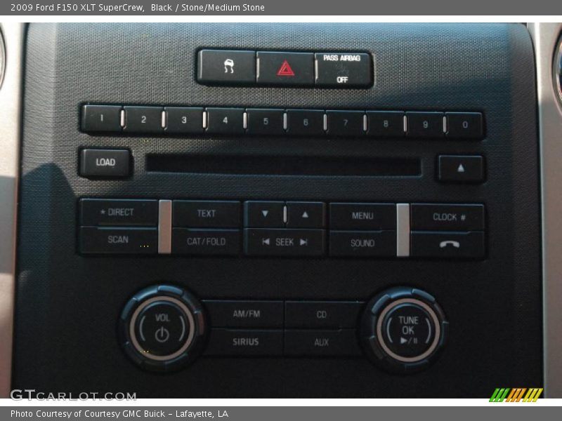 Black / Stone/Medium Stone 2009 Ford F150 XLT SuperCrew