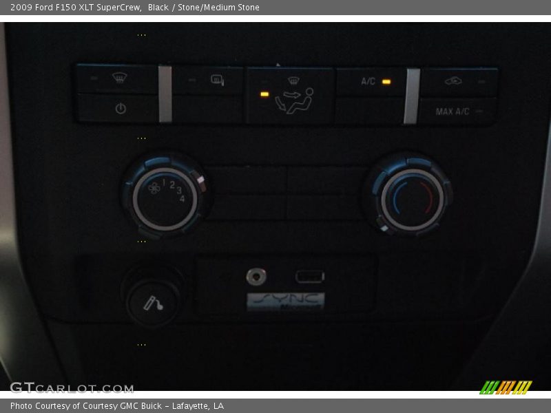 Black / Stone/Medium Stone 2009 Ford F150 XLT SuperCrew