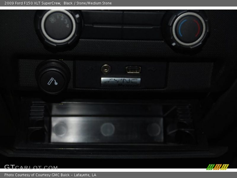 Black / Stone/Medium Stone 2009 Ford F150 XLT SuperCrew