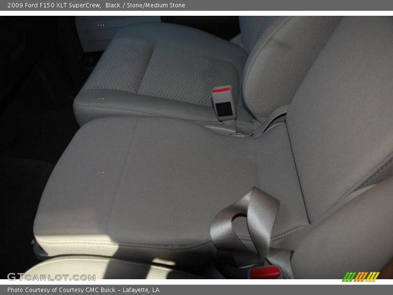 Black / Stone/Medium Stone 2009 Ford F150 XLT SuperCrew