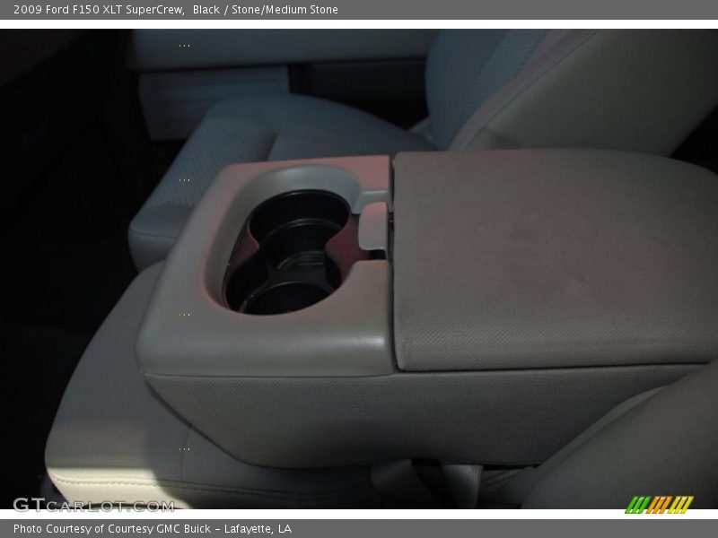 Black / Stone/Medium Stone 2009 Ford F150 XLT SuperCrew