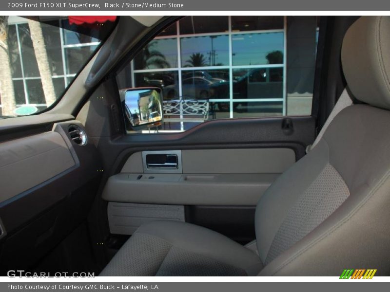 Black / Stone/Medium Stone 2009 Ford F150 XLT SuperCrew