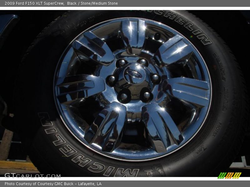 Black / Stone/Medium Stone 2009 Ford F150 XLT SuperCrew