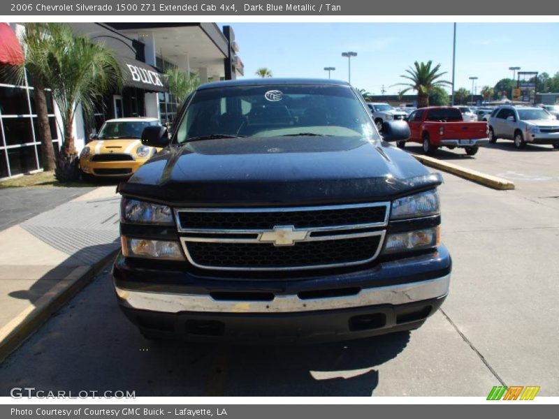 Dark Blue Metallic / Tan 2006 Chevrolet Silverado 1500 Z71 Extended Cab 4x4