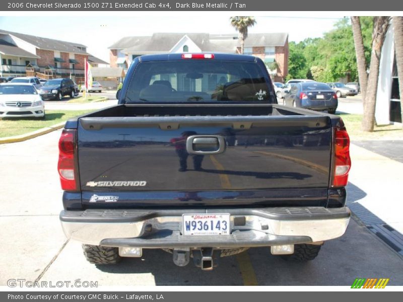 Dark Blue Metallic / Tan 2006 Chevrolet Silverado 1500 Z71 Extended Cab 4x4