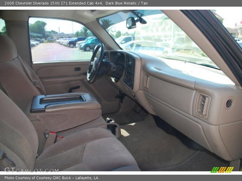 Dark Blue Metallic / Tan 2006 Chevrolet Silverado 1500 Z71 Extended Cab 4x4