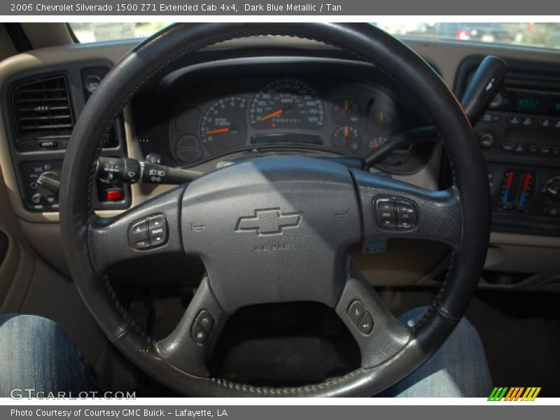 Dark Blue Metallic / Tan 2006 Chevrolet Silverado 1500 Z71 Extended Cab 4x4