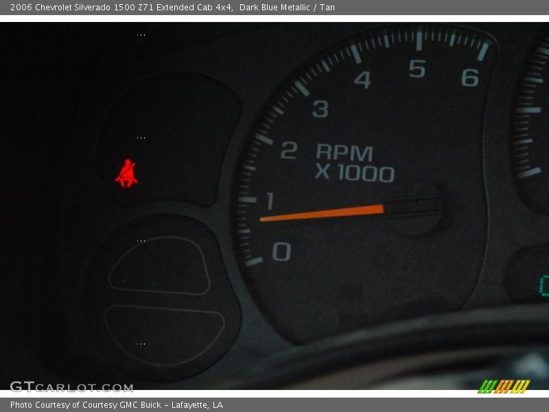 Dark Blue Metallic / Tan 2006 Chevrolet Silverado 1500 Z71 Extended Cab 4x4