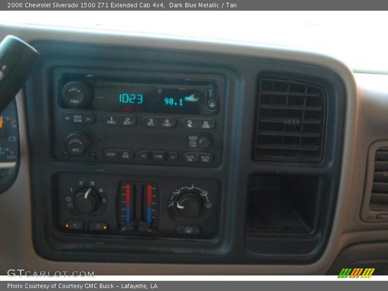 Dark Blue Metallic / Tan 2006 Chevrolet Silverado 1500 Z71 Extended Cab 4x4