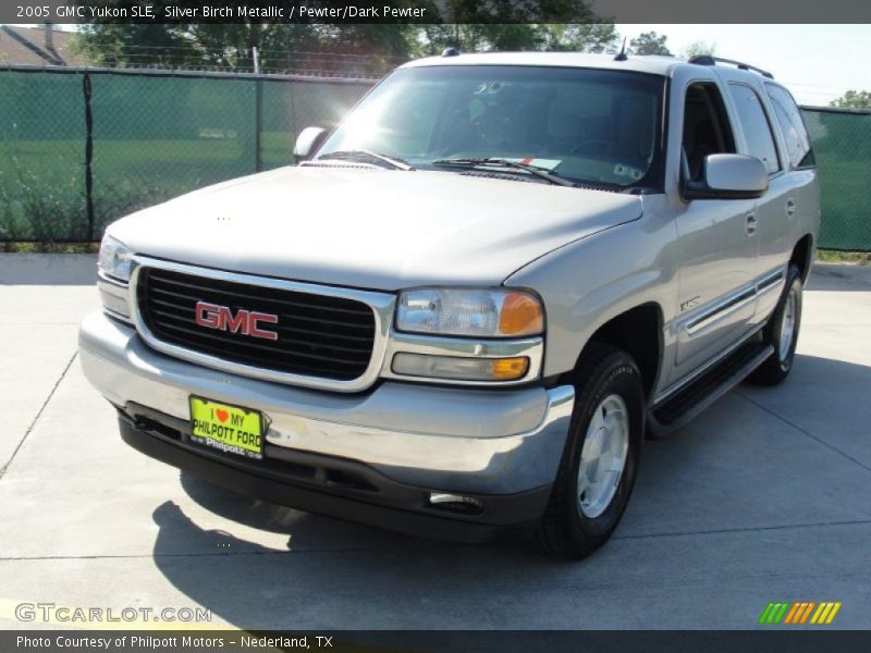 Silver Birch Metallic / Pewter/Dark Pewter 2005 GMC Yukon SLE