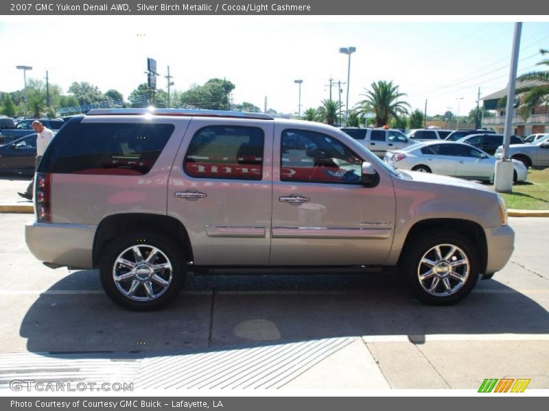 Silver Birch Metallic / Cocoa/Light Cashmere 2007 GMC Yukon Denali AWD
