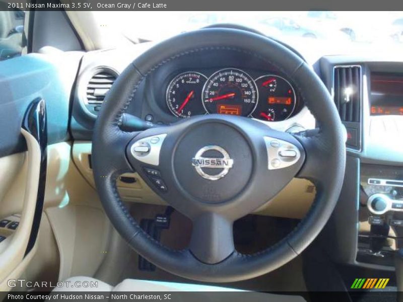 Ocean Gray / Cafe Latte 2011 Nissan Maxima 3.5 SV