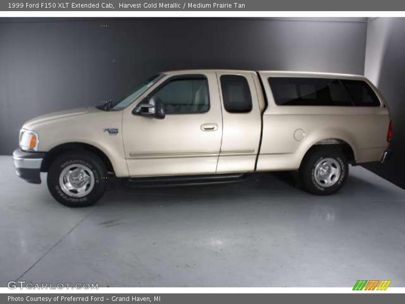 Harvest Gold Metallic / Medium Prairie Tan 1999 Ford F150 XLT Extended Cab