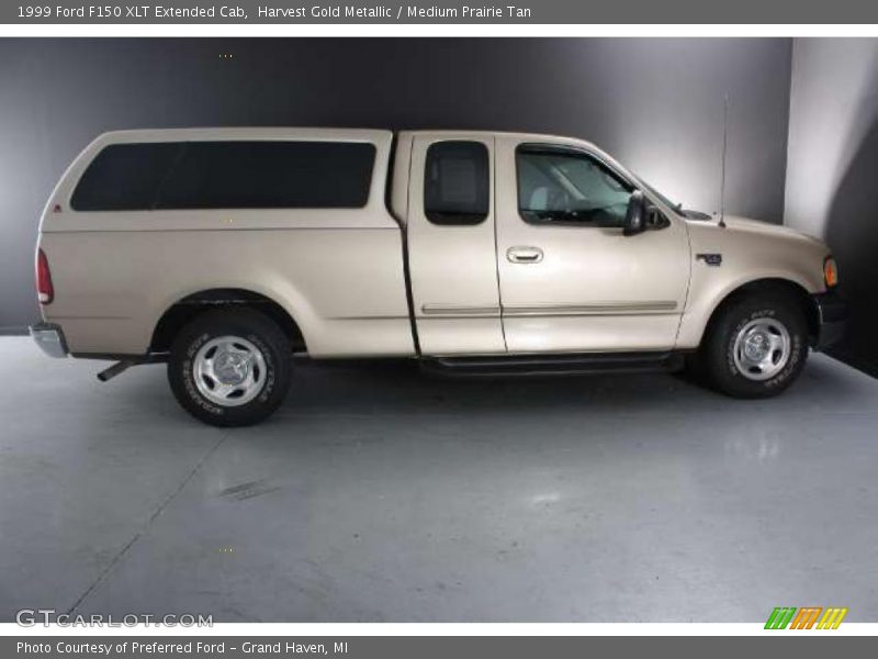 Harvest Gold Metallic / Medium Prairie Tan 1999 Ford F150 XLT Extended Cab