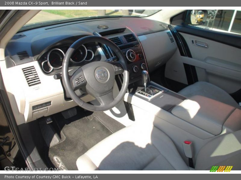 Brilliant Black / Sand 2008 Mazda CX-9 Sport