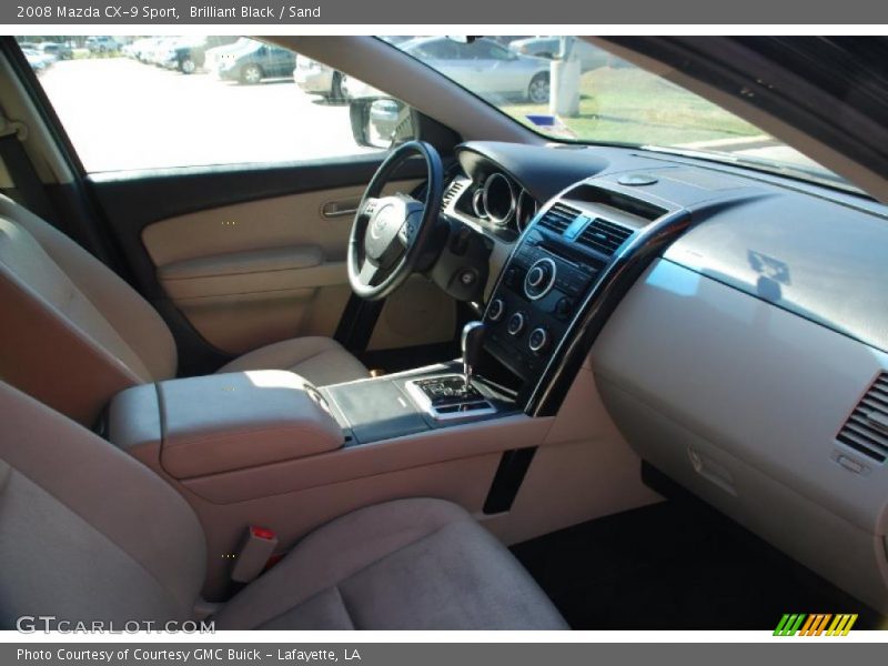 Brilliant Black / Sand 2008 Mazda CX-9 Sport