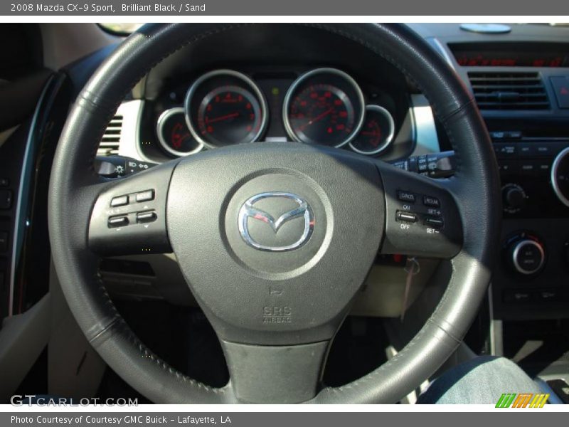Brilliant Black / Sand 2008 Mazda CX-9 Sport