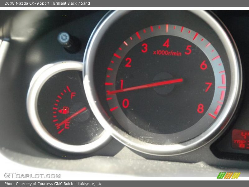 Brilliant Black / Sand 2008 Mazda CX-9 Sport